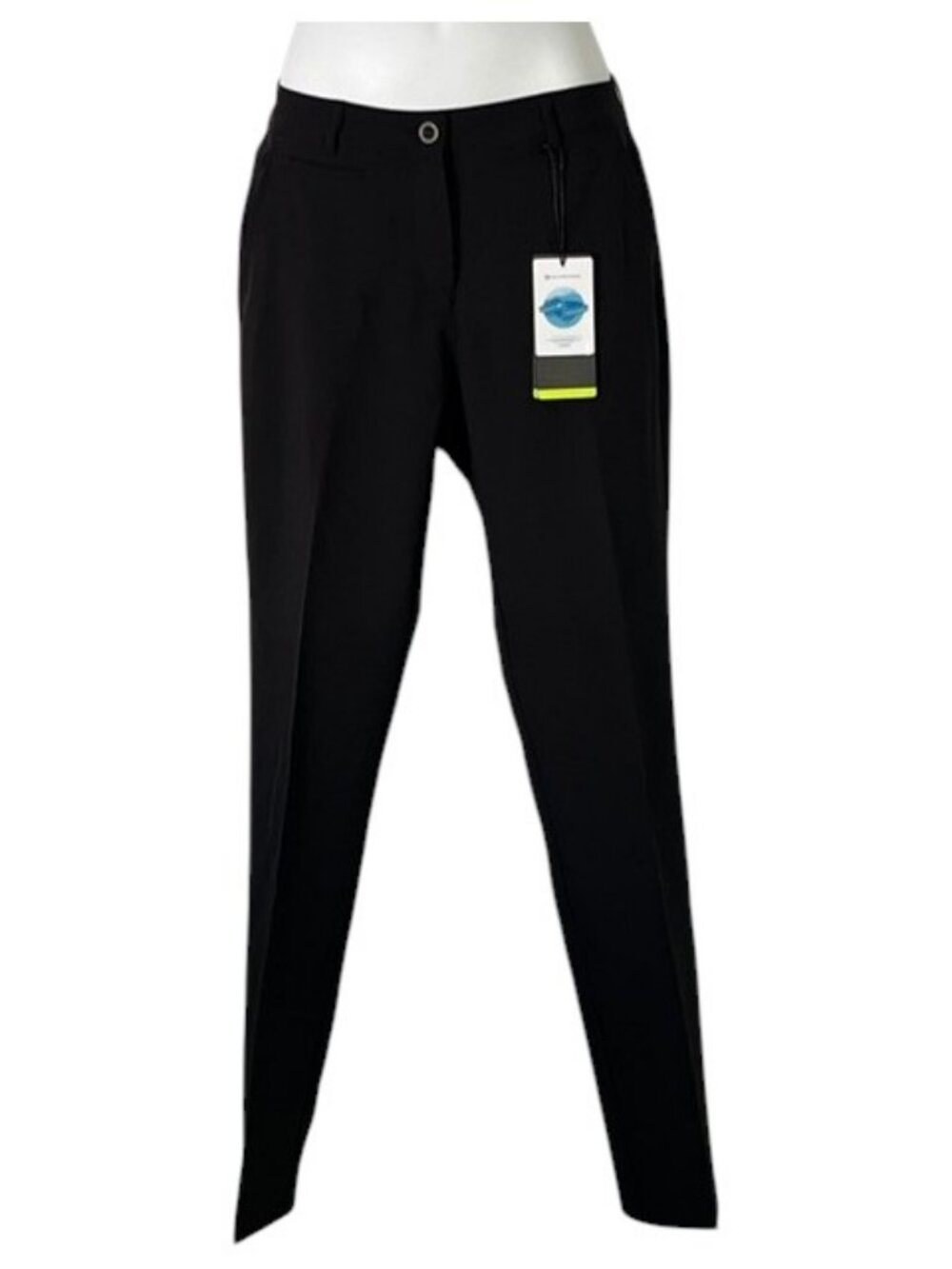 LESMART Black Straight-Leg Golf Pants Size 2 NWT